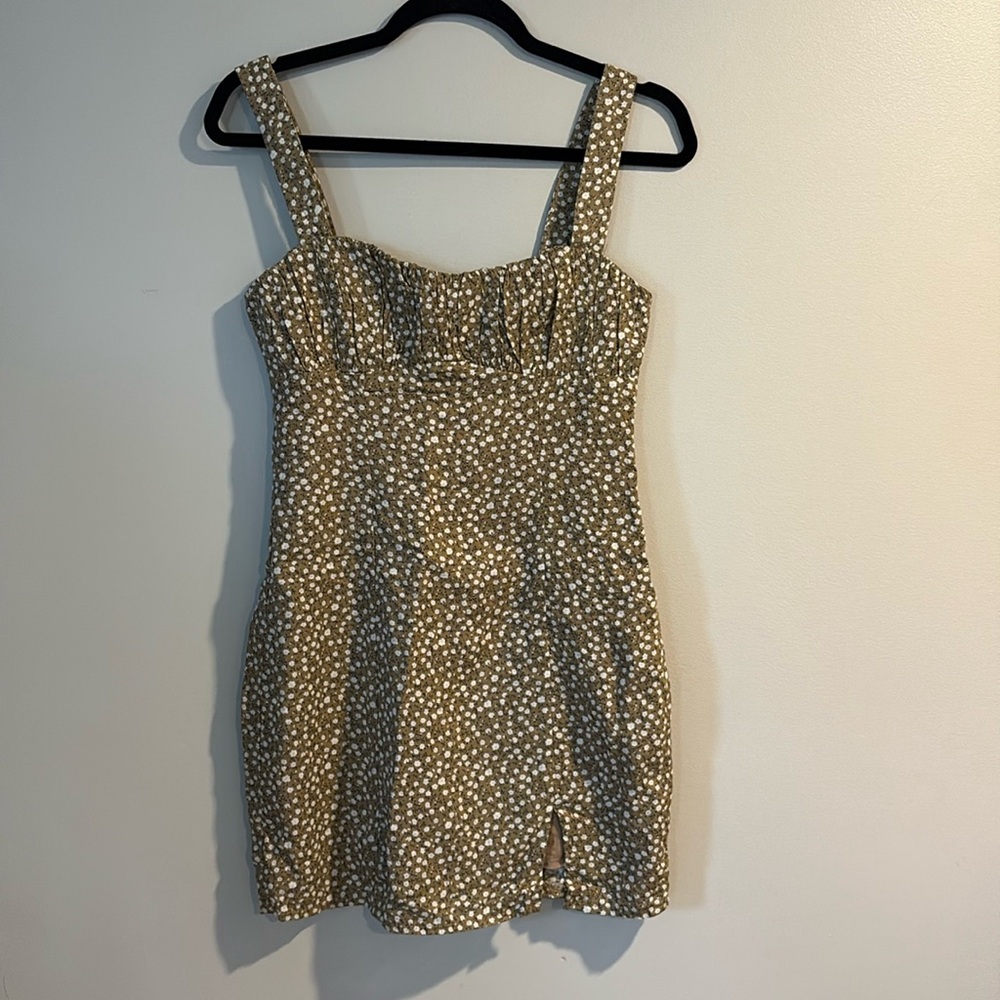 Princess Polly FREYA MINI DRESS SAND - Picture 2 of 5